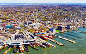 Staten Island aerial view